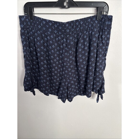 Free People Printed Side Tie Shorts Women's size M - Picture 7 of 10